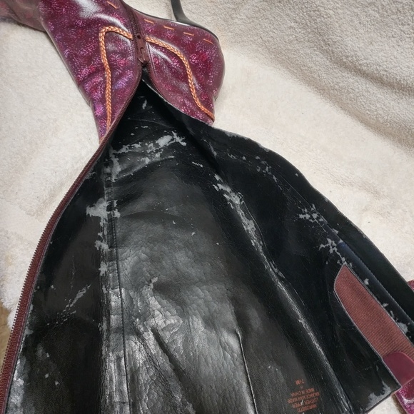 Nine West, Cranberry with pink/copper boots - Picture 5 of 6